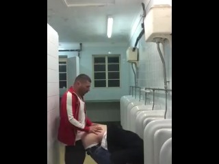 Caught fucking in a Public Restroom