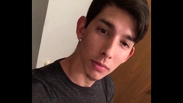 Hot boy masturbates his big cock