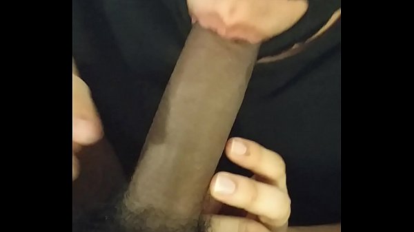 sucking my straight friend’s big black cock