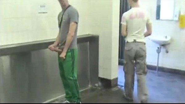Public toilette amateur daddy gay porn
