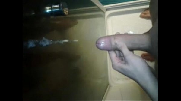 big cock cums before shower