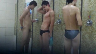 Chinese boys shower, gay daddy young Asian