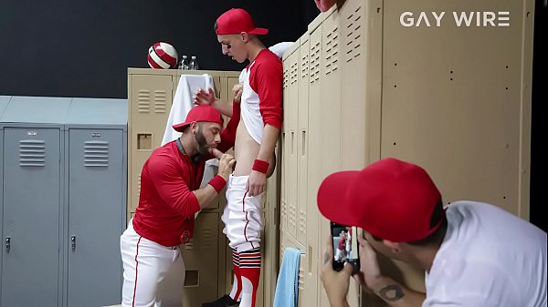 GAYWIRE – Tristan Hunter Gets Fucked In The Locker Room By Coach Eddy Ceetee