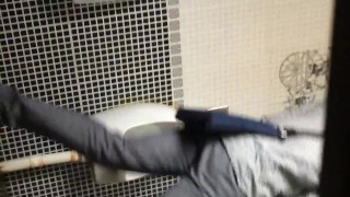 Toilet SpyCam 4, gay young Asian hidden cam