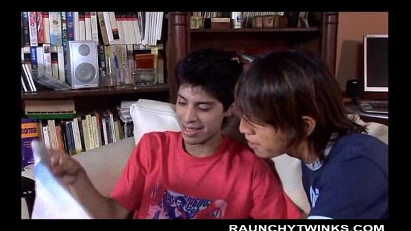 Two Horny Twink Steamy Gay Sex, homemade gay cumshot