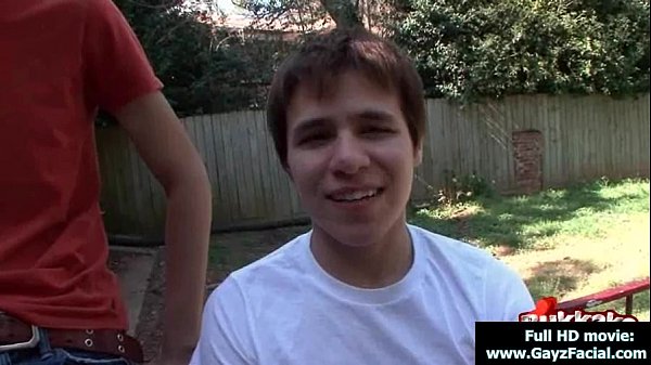 Young guys get covered in loads of hot cum – Bukkake Boys 14