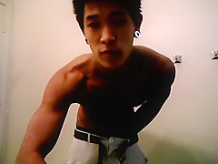 Asian Muscle Cam 2, Asian gay for pay