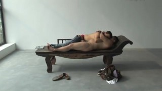 Bear’s paw and fish (Chinese performance art), mature gay young Asian