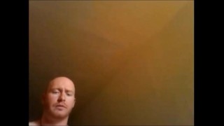 Fat cock truck driver on webcam … at home