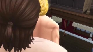 FRAT HOUSE Training a CUM DUMP, College guy fucked – Dirty Talk – Sim 4