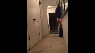 Straight bear from out of town visits gloryhole