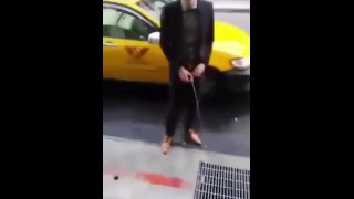 Very Public Pee on the Street