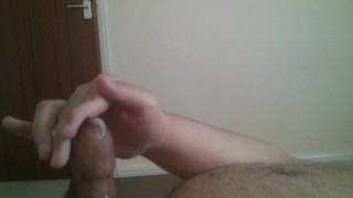 22yo Frenulum stimulation tight foreskin(phimosis) cum