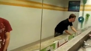 asian guy cum in public bathroom, young Asian gay porn