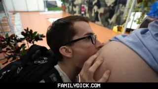 BrotherCrush – Hunky Pretty Boy Sucks His Little Stepbrother’s Cock, Bareback gay couple porn