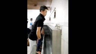 Chinese muscle bear jerk off