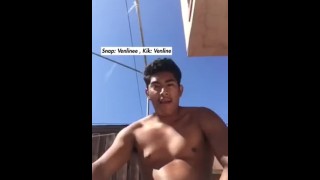 Cumming outside in public (Big Dick), best young Asian gay porn sites