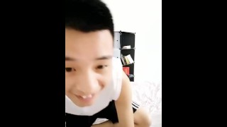cute asian shows cock, real young Asian gay
