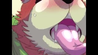 東京放課後サモナーズ　ケモノ furry sex bareback housamo 放サモ　アニメ　gay ゲイ video デブ マッチョ