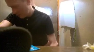 Fucked in Service Station Toilet Cubicle., Bareback gay tube