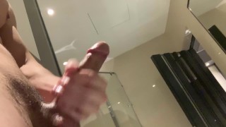 horny af jerking off in the bathtub