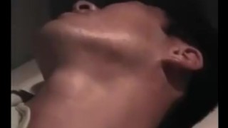 Tease Jpn Man in Sauna