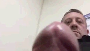 Andys Morris jerking off at work, ametuer gay porn