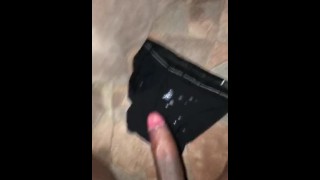 cummin on my Under Armour briefs