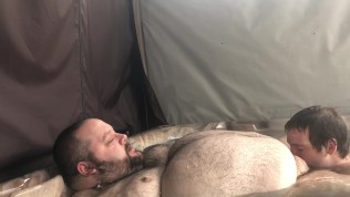 More hot tub fun avec le très bon French twink chaser sub boy, amature gay videos