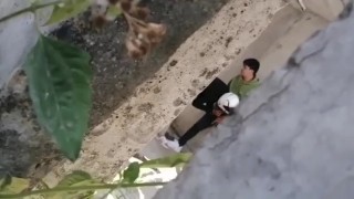 Motorists caught sucking horny college guy