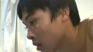 Twinks fuck after being caught with porn (Jongrak and Pheng), real young Asian gay sex