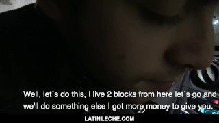 LatinLeche – Taxi driver sucks latin dick, fucked for cash