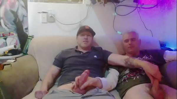 Hidden cam gay convinces straight to jerk each other off