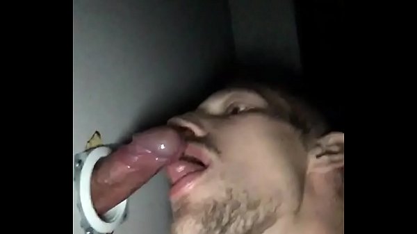 Son blow Daddy in Glory Hole amateur