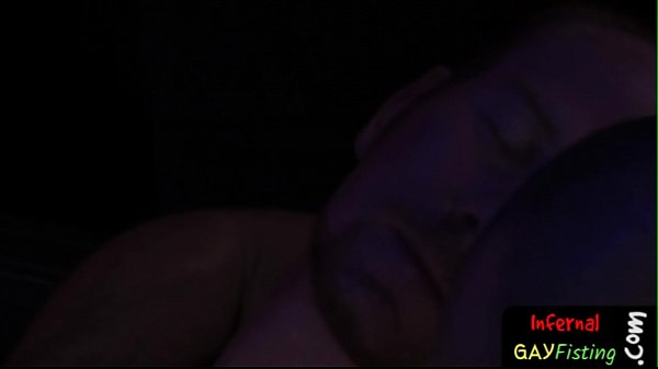 Anally fisted stud fucked from behind