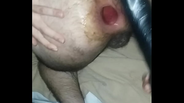 Ass Gape by Monster Black Dildo