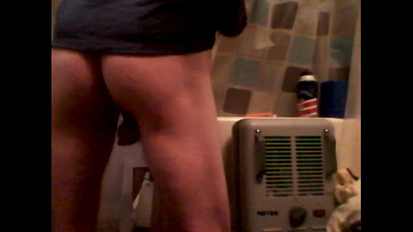 close-up of anal bottle insertion