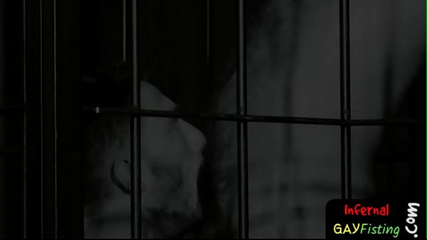 Cocksucking stud fisting his submissive