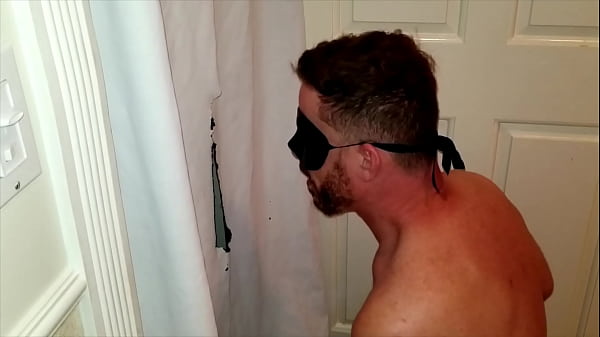 Group of bodybuilders stop by my gloryhole at the same time to feed me their loads