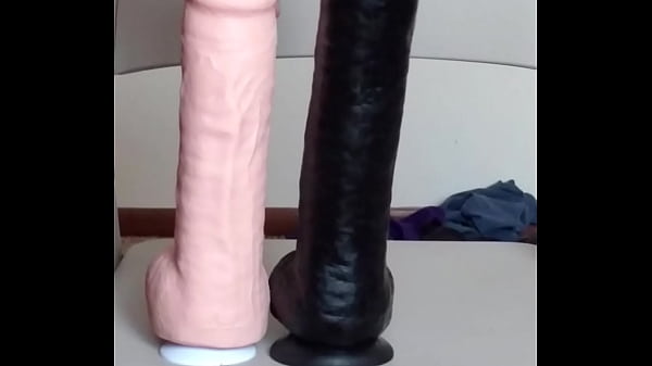 Huge black dildo
