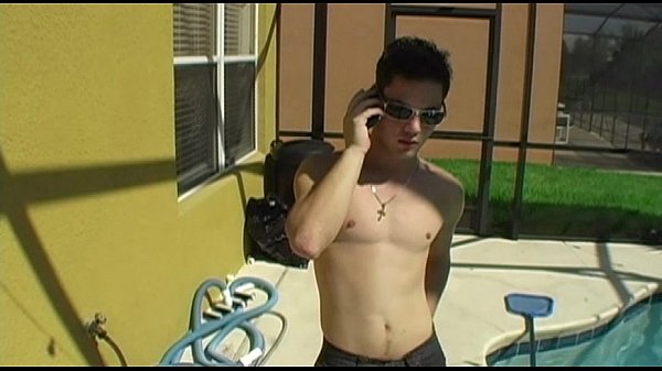 Spit Roasting The Pool Boy