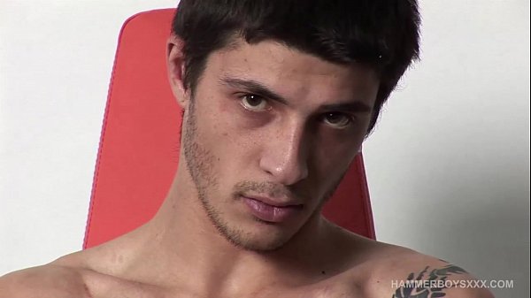 Young Muscular and Hairy Garry Hanson Jerks Off