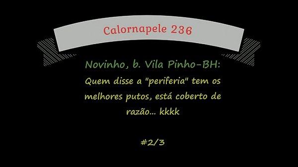 Calornapele 236 – Novinho, b. Vila Pinho – BH – #2/3