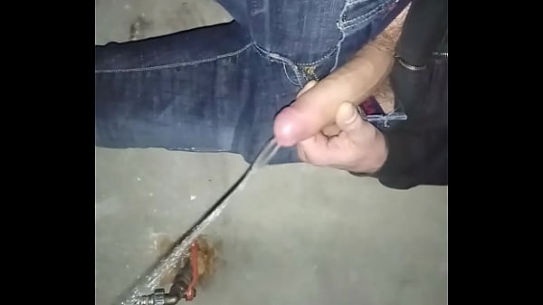 Some snowy night pissing outside